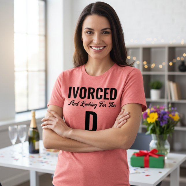 Camiseta Triblenda Camiseta divertida - regalo recién divorciado (Funny Divorce Shirt for Women & Men | Newly Divorced Gift Shirt | Sarcastic Divorce Tee)