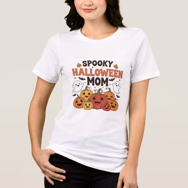 Camiseta Triblenda Camiseta dulce de Halloween para mamá (Anverso)