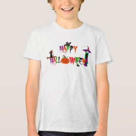 Camiseta Triblenda Camiseta feliz de Halloween