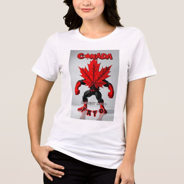 Camiseta Triblenda Camiseta femenina de la FAFO de Canadá (Anverso)