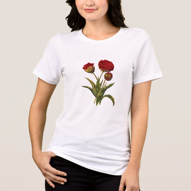Camiseta Triblenda Camiseta - Flor (Anverso)