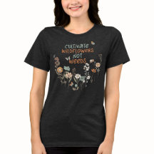 Camiseta floral de primavera