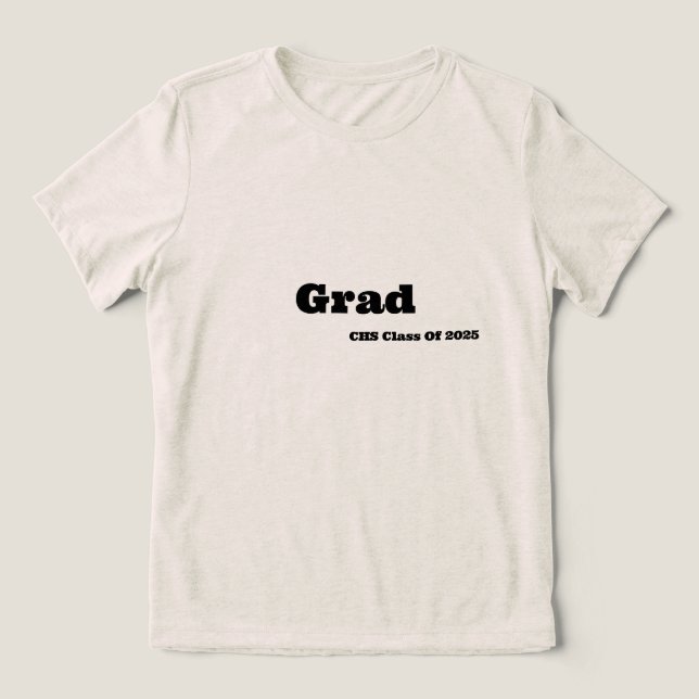 Camiseta Triblenda Camiseta Grad Femenina (Diseño delantero )