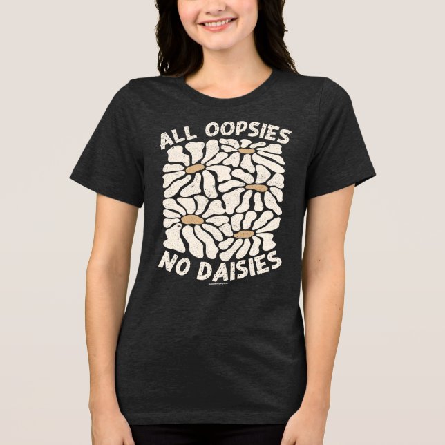 Camiseta Triblenda Camiseta Gráfica Graciosa - Todas Las Oopsias No D (Anverso)