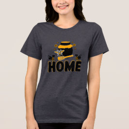 Camiseta Triblenda Camiseta "HOME" de personalizado Bee and Honey Jar