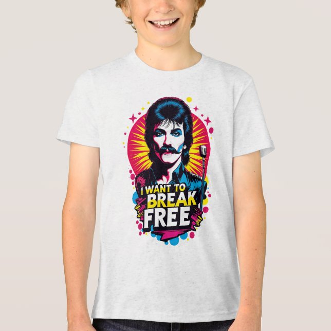 Camiseta Triblenda Camiseta I Want to Break Free (Anverso)