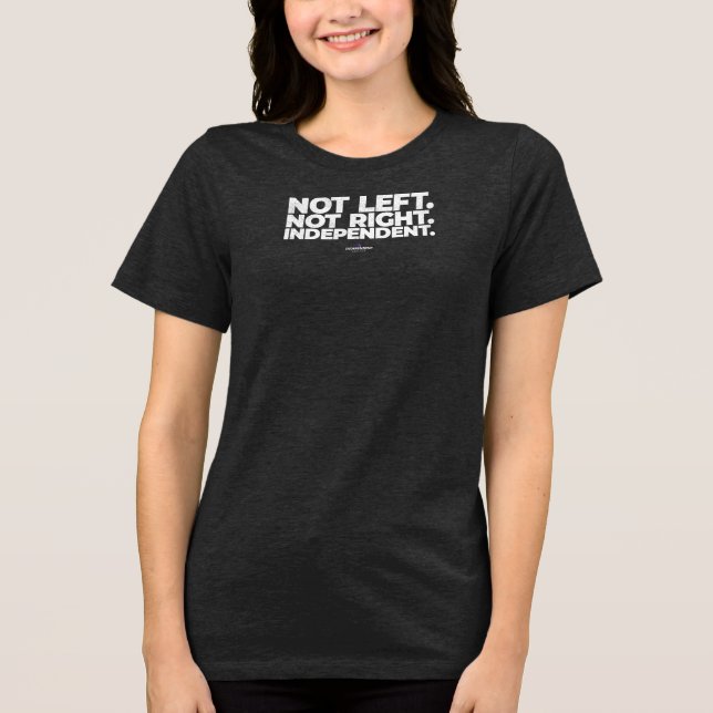 Camiseta Triblenda Camiseta independiente derecha no izquierda (Anverso)