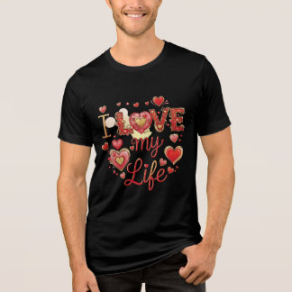 Camiseta Triblenda Camiseta Inspiradora de 'Yo amo mi vida' de los ho