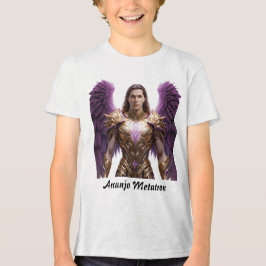 Camiseta Triblenda Camiseta Masc Juvenil Básica Arcanjo Metraton