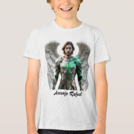 Camiseta Triblenda Camiseta Masc Juvenil Básica Arcanjo Rafael