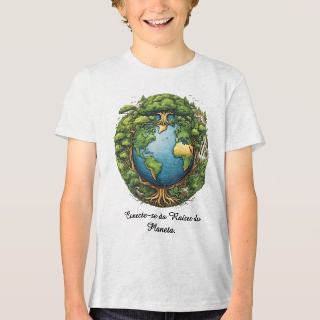 Camiseta Triblenda Camiseta Masc Juvenil Básica Raízes do Mundo-1   (Anverso)