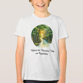 Camiseta Triblenda Camiseta Masc Juvenil Básica Reflexos da Terra-2
