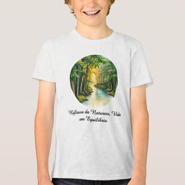 Camiseta Triblenda Camiseta Masc Juvenil Básica Reflexos da Terra-2  (Anverso)