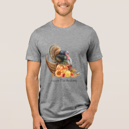 Camiseta Triblenda Camiseta masculina de Thanksde Cornucopia Turkey
