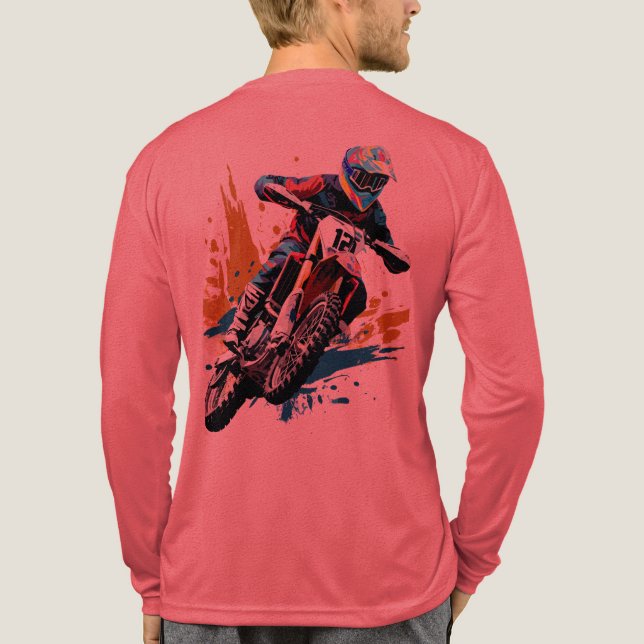 Camiseta Triblenda Camiseta motocross MudMxx (Reverso )