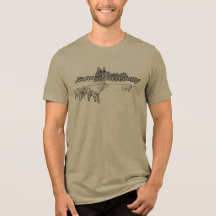 Camiseta Natural Telepathy Wolf Pack