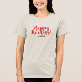 Camiseta Triblenda Camiseta navideña de Navidades de Chiste de mujere