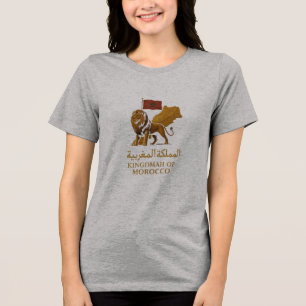 Camiseta Triblenda "Camiseta Orgullo del Reino de Marruecos   المملكة