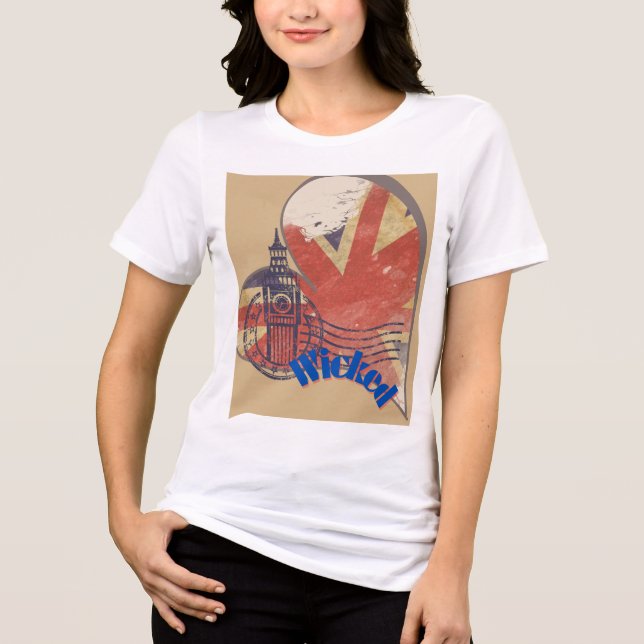 Camiseta Triblenda Camiseta para damas (Anverso)