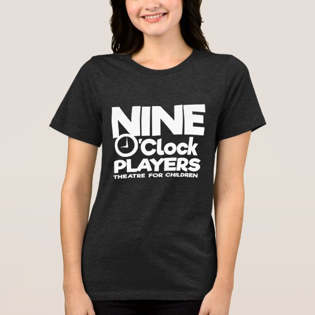 Camiseta Triblenda Camiseta para mujeres con logotipo NOP (Anverso)