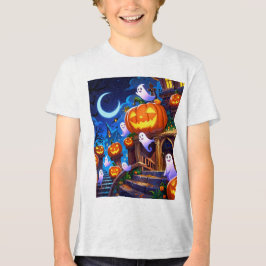 Camiseta Triblenda Camiseta para niños de Halloween