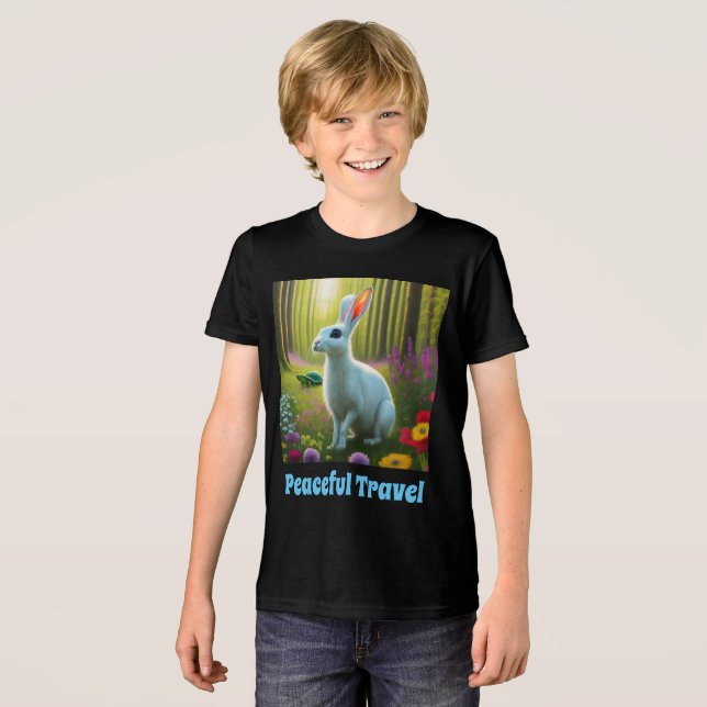 Camiseta Triblenda Camiseta para niños y Chicas (Anverso Completo)