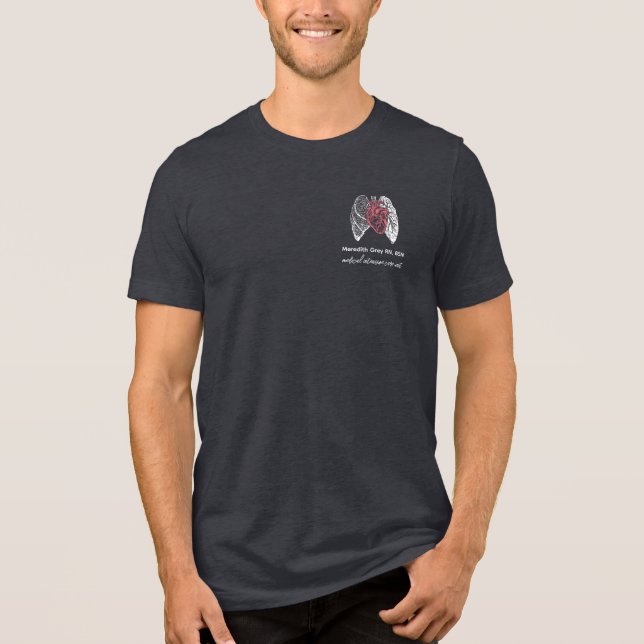 Camiseta Triblenda Camiseta para trabajador de la salud (Anverso)