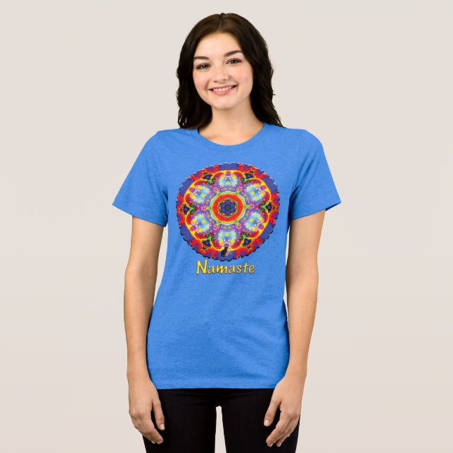 Camiseta Triblenda Camiseta Paradigm Namaste Kaleidoscope (Anverso Completo )
