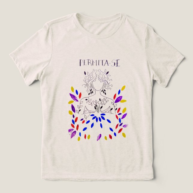 Camiseta Triblenda Camiseta Permita-se (Desenho autoral) (Diseño delantero )