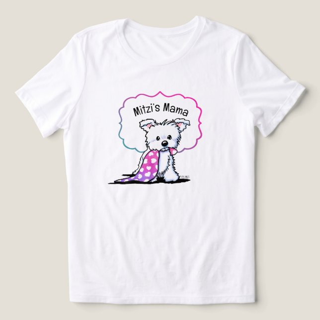 Camiseta Triblenda Camiseta Personalizado de porras blancas (Diseño delantero )