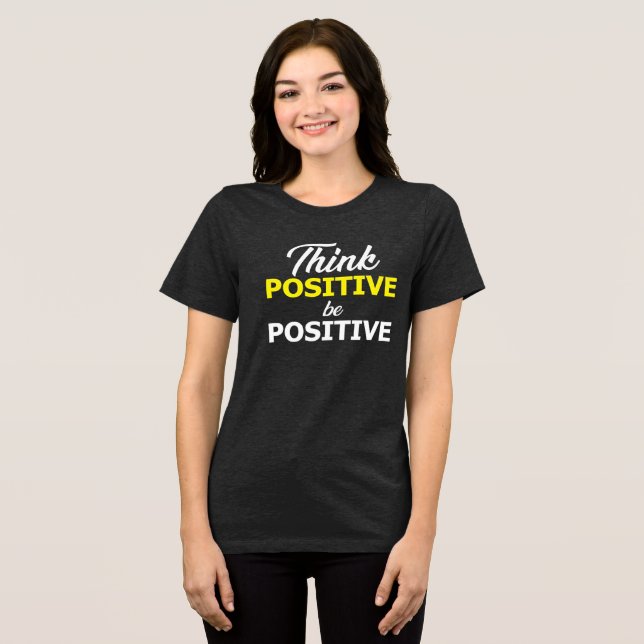Camiseta Triblenda camiseta positiva inspiradora (Anverso Completo )