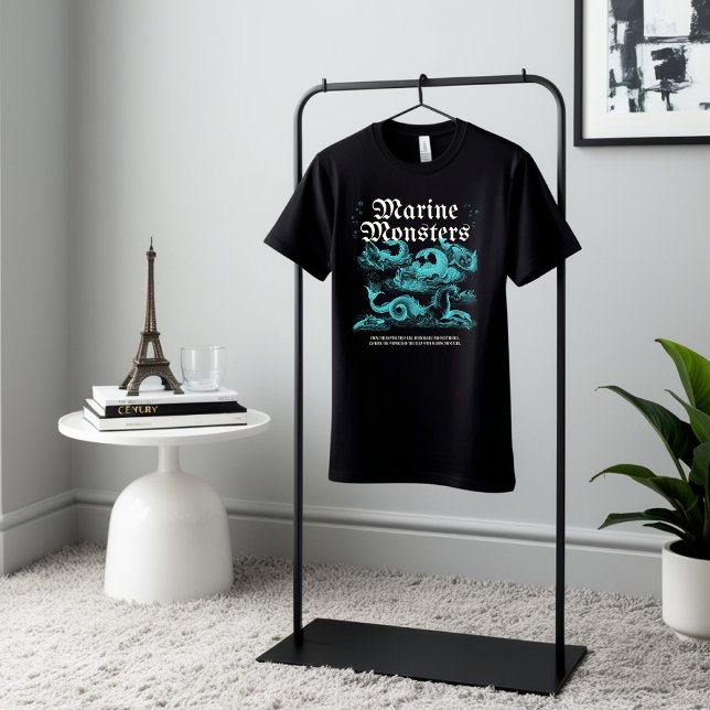 Camiseta Triblenda Camiseta Retro Classic de Monstruos Ilustrados Neg (Subido por el creador)