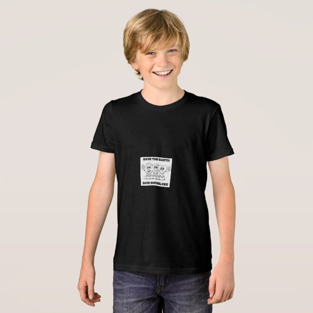 Camiseta Triblenda camiseta - Salva la tierra (Anverso Completo)