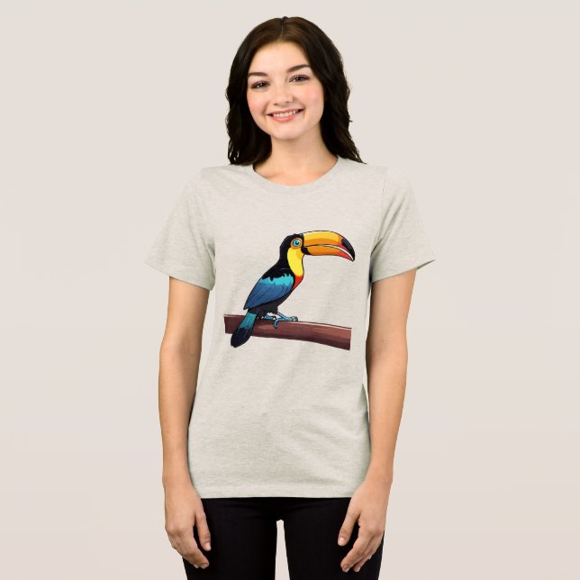 Camiseta Triblenda Camiseta Toucan Bird (Anverso Completo )