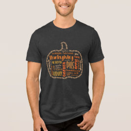 Camiseta Triblenda Camiseta tradicional de Acción de Gracias para hom