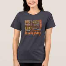 Camiseta tradicional de mujeres de Acción de Graci