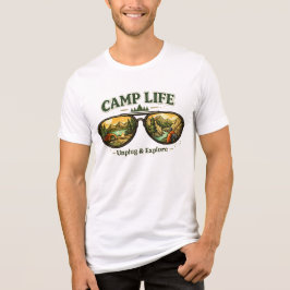 Camiseta Triblenda Camp Life Feels Right Tri-Blend T-Shirt USA
