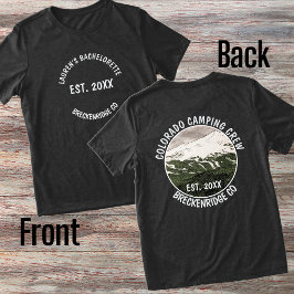 Camiseta Triblenda Campamento de Despedida de Soltera Colorado Crew d