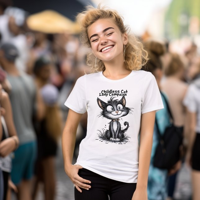 Camiseta Triblenda Campaña de la Señora del Gato Infantil (Subido por el creador)
