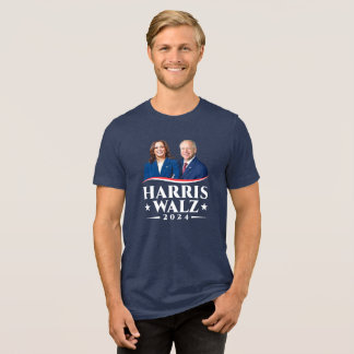 Camiseta Triblenda Campaña fotográfica de Harris Walz 2024