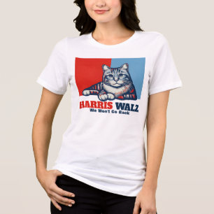 Camiseta Triblenda Campaña Harris Walz