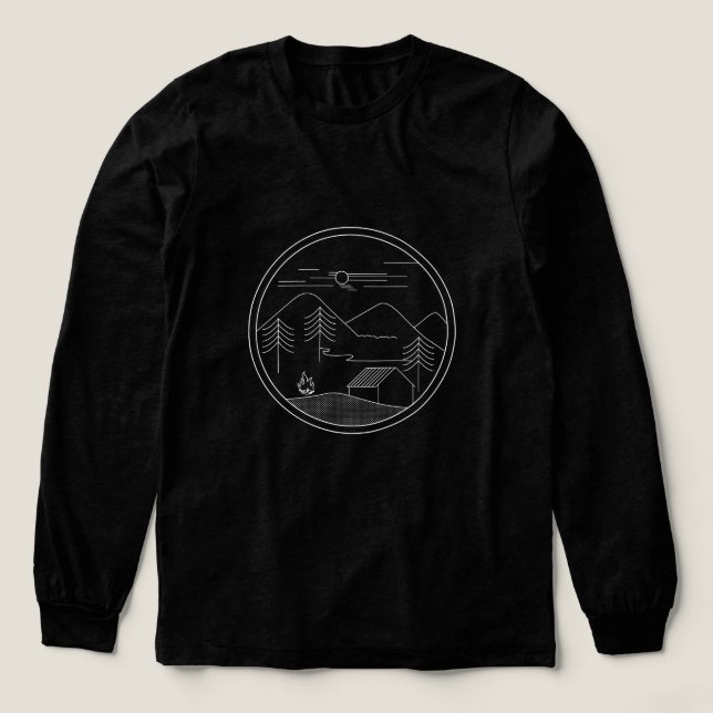 Camiseta Triblenda camping, (Diseño traserp)