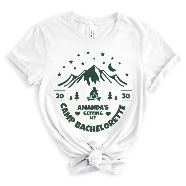 Camiseta Triblenda Camping de la dama de honor verde (Subido por el creador)