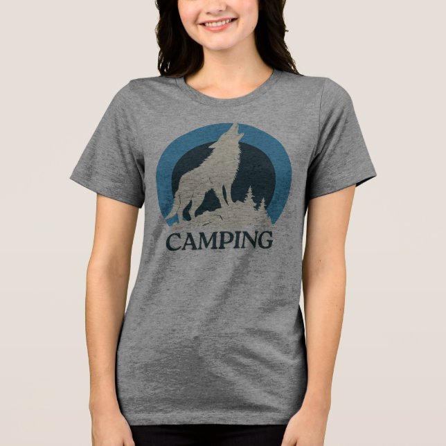 Camiseta Triblenda Camping divertidos,Camping Ideas , explorar al air (Anverso)