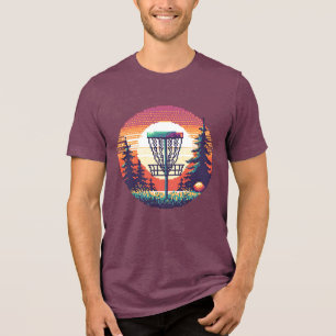 Camiseta Triblenda Campo de golf Pixel Art Disc