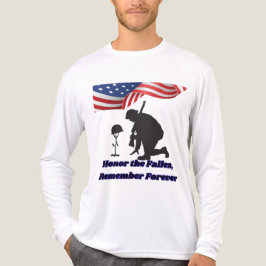 Camiseta Triblenda Campos de honor silenciosos blancos