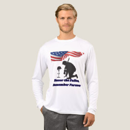 Camiseta Triblenda Campos de honor silenciosos blancos