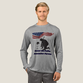 Camiseta Triblenda Campos de honor silenciosos grises