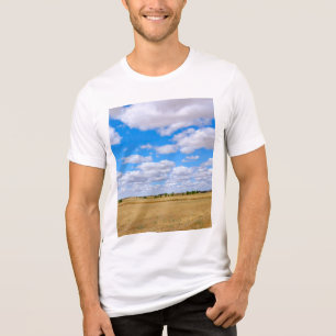 Camiseta Triblenda Campos de trigo cosechado