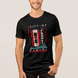 Camiseta Triblenda Canadá Cityscape Tee - Audaz Orgullo Urbano